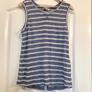 NWOT BB Dakota Linen Split Back Tank Size Small